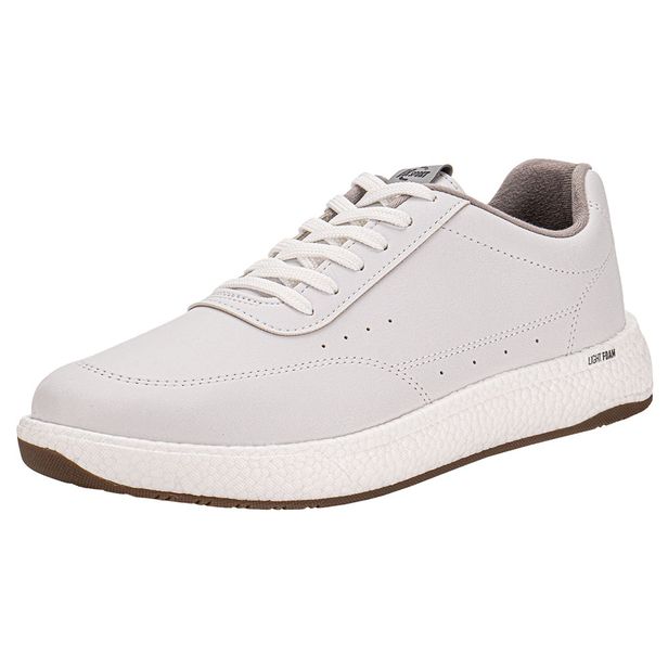 Tênis Masculino Casual BRsport 2297100 BRANCO/OFF 38