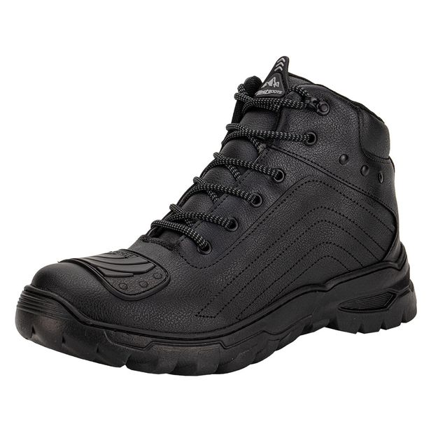 Bota Masculina Moto West Line 9033 PRETO 37
