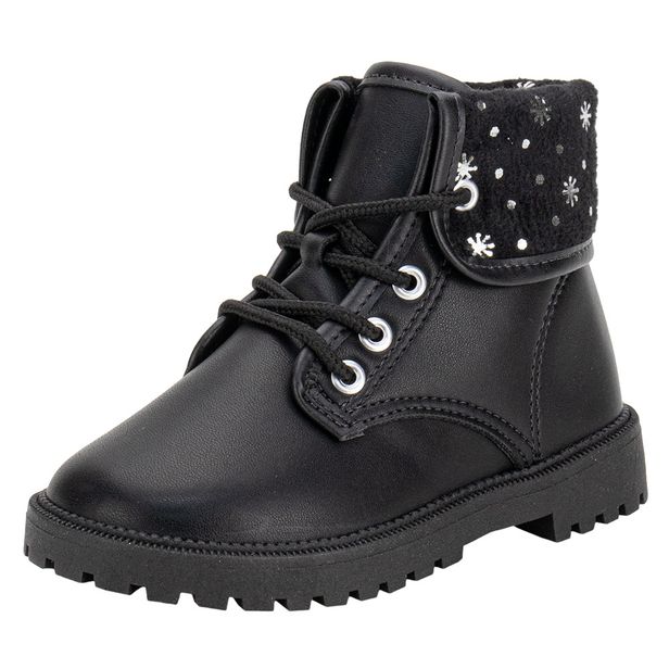 Bota Infantil Feminina Coturno Molekinha 2126524 PRETO 17