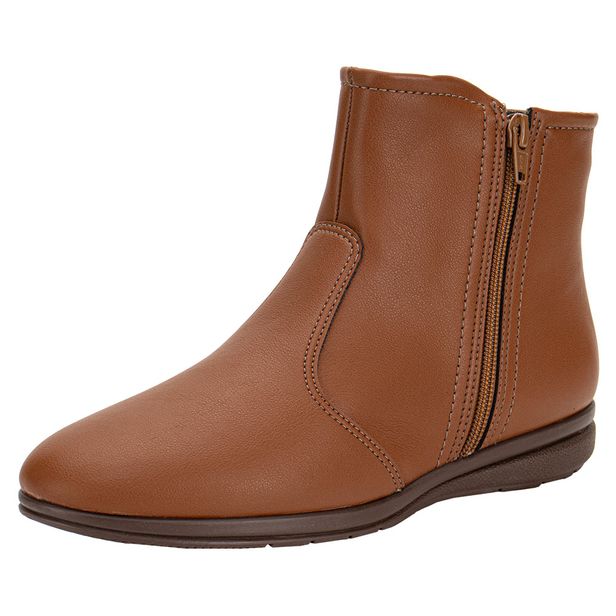 Bota Feminina Cano Baixo Piccadilly 261037 CONHAQUE 34