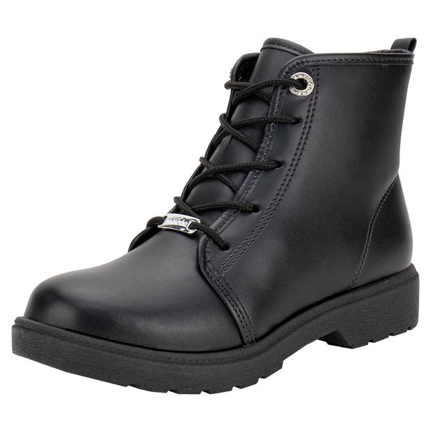 Bota Infantil Feminina Coturno Molekinha 2164134 PRETO 26