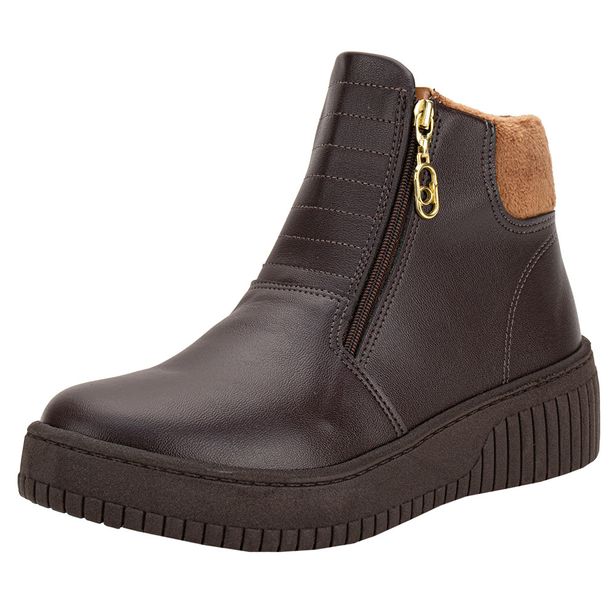 Tênis Feminino Abotinado Beira Rio 4316112 CAFÉ 35