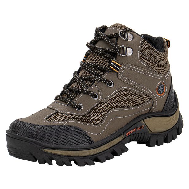 Bota Infantil Masculina Adventure Fiocco FD104 CAFÉ/PRETO 28