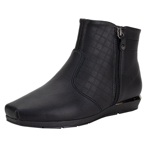 Bota Feminina Cano Baixo Piccadilly 147315 PRETO 34