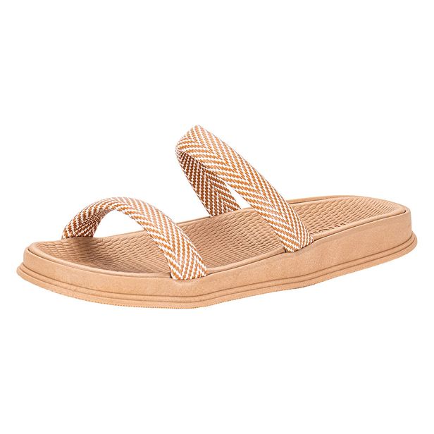 Tamanco Feminino Flat Moleca 5556100 SALMÃO 34