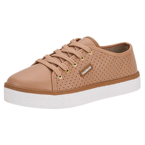 Tênis Feminino Casual Moleca 5712205 SALMÃO 34