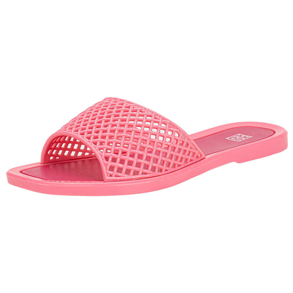 Chinelo Feminino Slide Mesh Zaxy 19125 ROSA - cloviscalcados