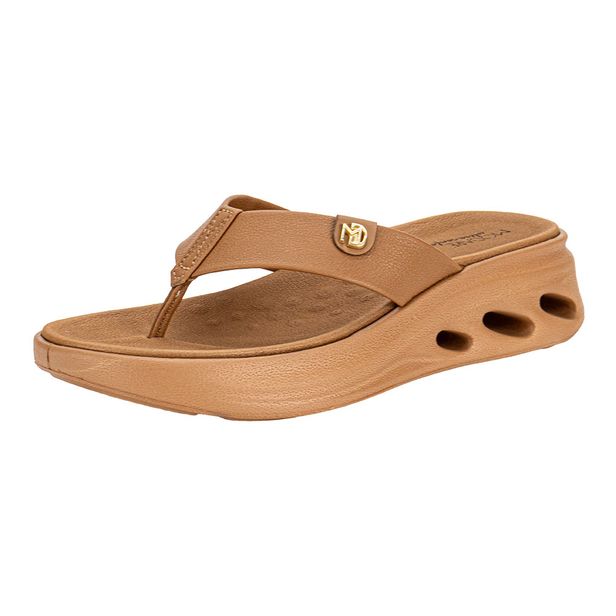 Tamanco Feminino Flat Modare 7215101 CAMEL 34