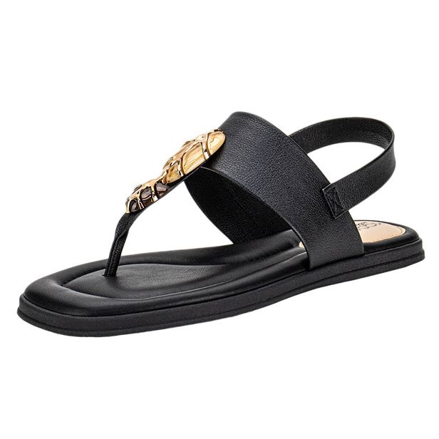 Sandália Feminina Flat Modare 7212103 PRETO 34