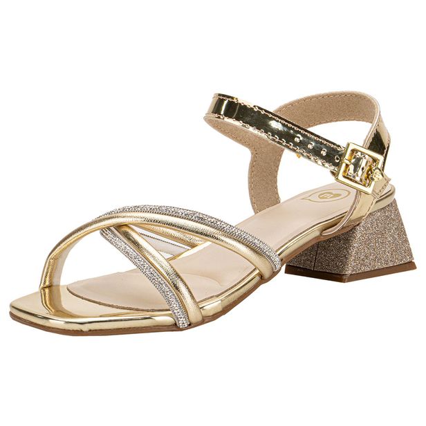 Sandália Infantil Feminina Molekinha 2347121 OURO 27
