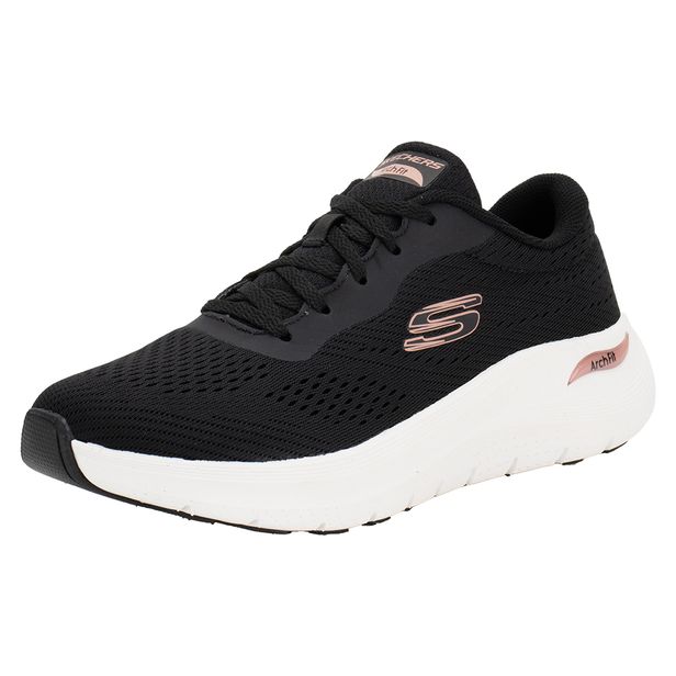 Tênis Feminino Arc Fit 2.0 Big League Skechers 150051 PRETO 35