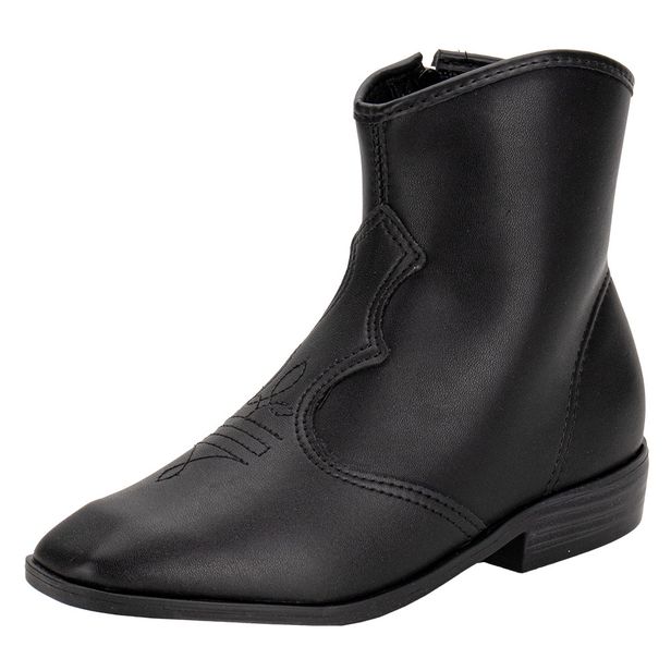 Bota Infantil Feminina Country Molekinha 2183200 PRETO 26