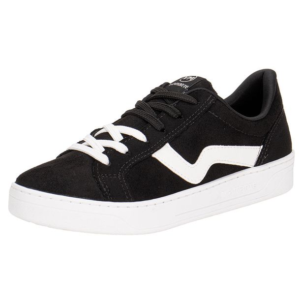 Tênis Feminino Casual Via Marte 020004 PRETO/BRANCO 34