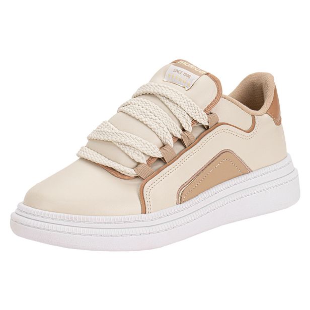 Tênis Feminino Casual Moleca 5816105 MARFIM 34