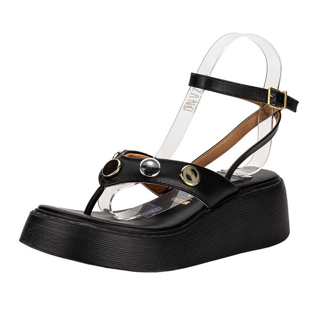 Sandália Feminina Anabela Vizzano 6525108 PRETO 34