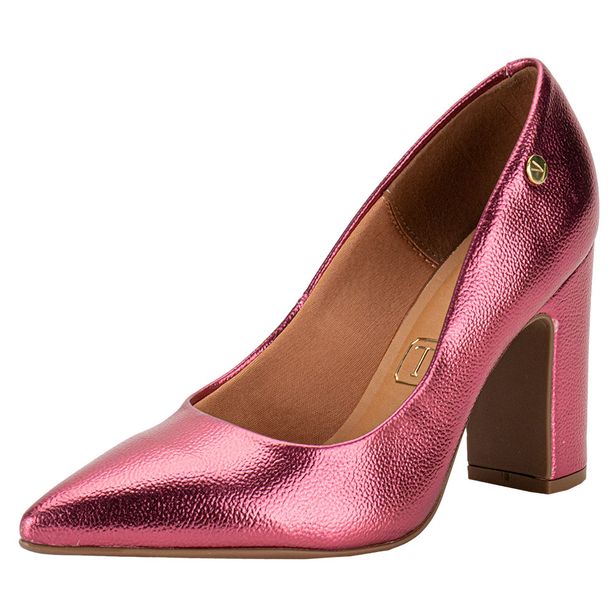 Sapato Feminino Salto Grosso Vizzano 1285400 PINK 37