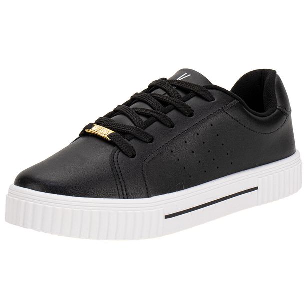 Tênis Feminino Casual Vizzano 1307214 PRETO 34