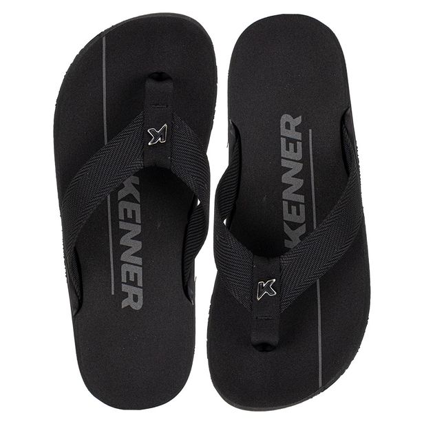 Chinelo Masculino NK6 Pro Kenner EJZ PRETO 38