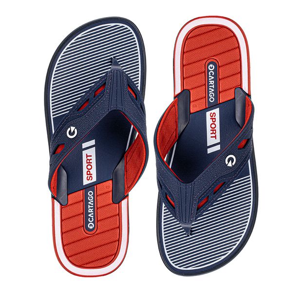 Chinelo Masculino Dallas Cartago - 12158 MARINHO/VERMELHO 37/38