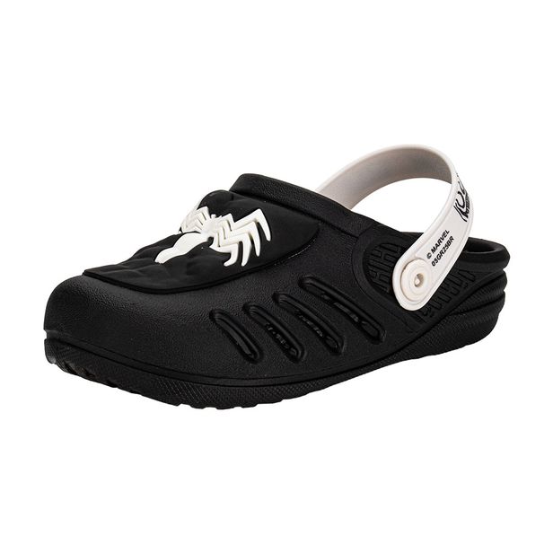 Clog Infantil Homem Aranha Ready Grendene Kids 23311 PRETO/BRANCO 25