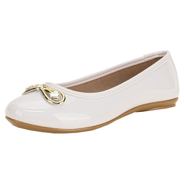 Sapatilha Infantil Feminina Molekinha 25021010 BRANCO 26