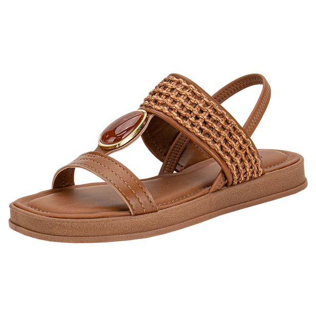 Sandália Feminina Flat Dakota Y9711 CARAMELO 35