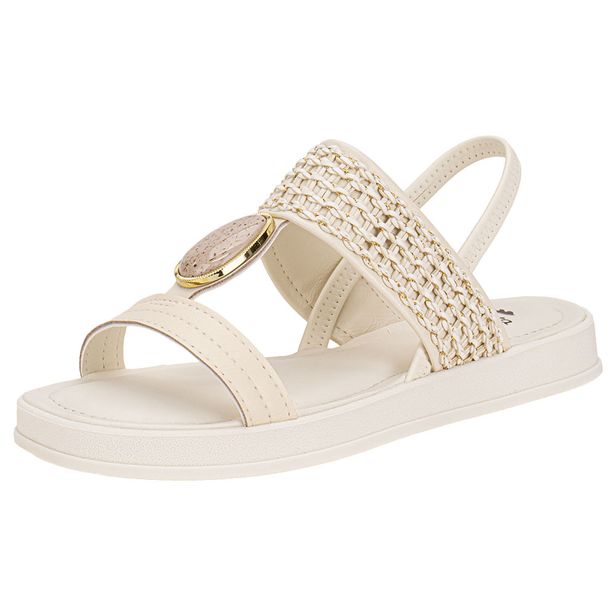 Sandália Feminina Flat Dakota Y9711 MARFIM 35