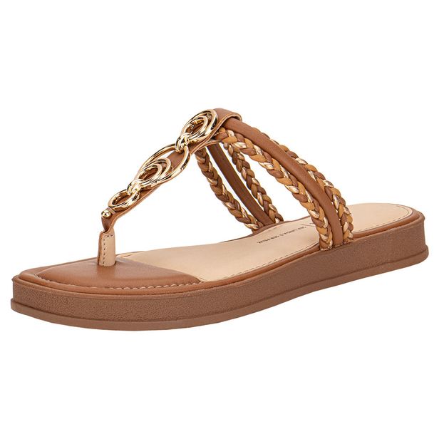 Tamanco Feminino Flat Dakota Y8772 CAMEL 34