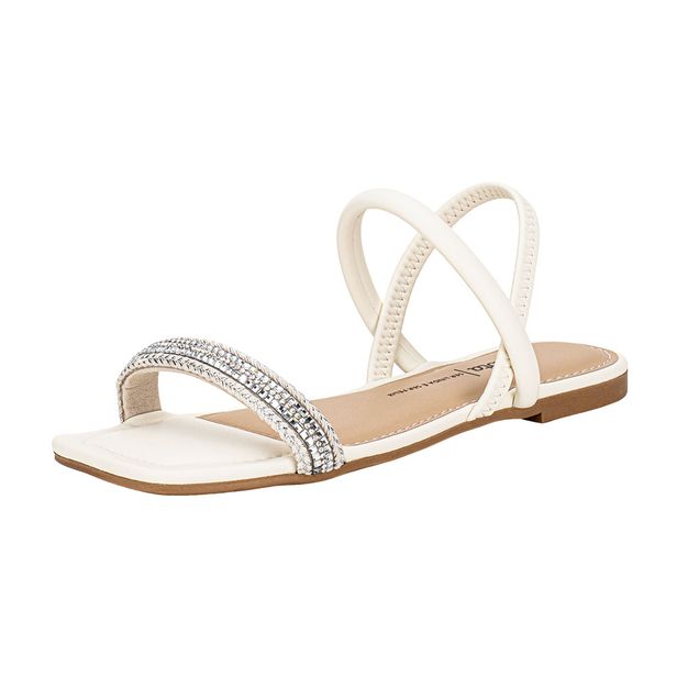 Sandália Feminina Flat Dakota Y8892 MARFIM 34