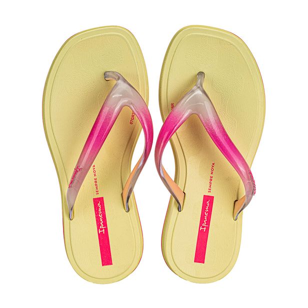 Chinelo Infantil Feminino Glow Trendy Ipanema 27422 AMARELO 25/26