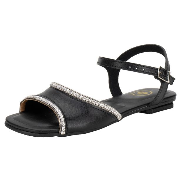 Sandália Infantil Feminina Molekinha 2354123 PRETO 26