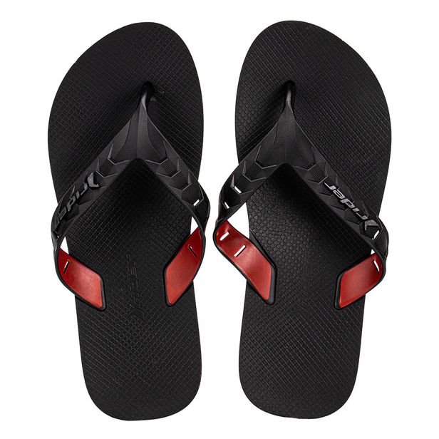 Chinelo Masculino Street Duo Rider - 12430 PRETO/VERMELHO 39/40