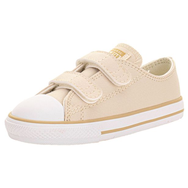 Tênis Infantil Chuck Taylor All Star 2V Converse CK0418 BEGE 21
