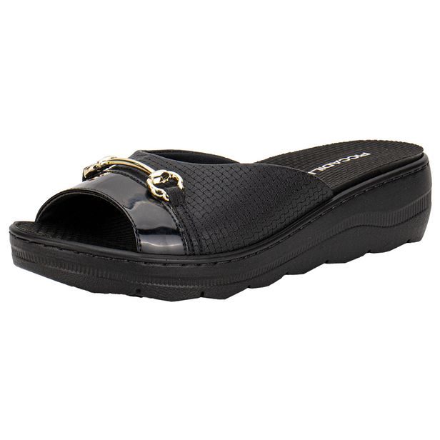 Tamanco Feminino Anabela Piccadilly 568060 PRETO 34
