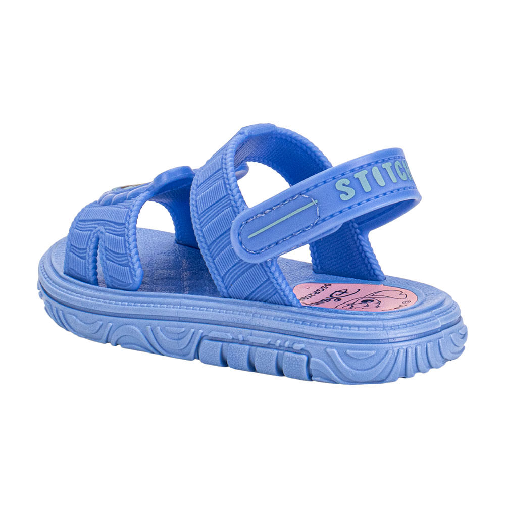 Kit Sandália Infantil Stitch e Mochila Disney Puff Grendene Kids