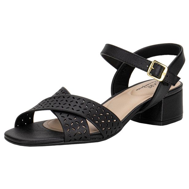 Sandália Feminina Salto Grosso Modare 7211105 PRETO 37