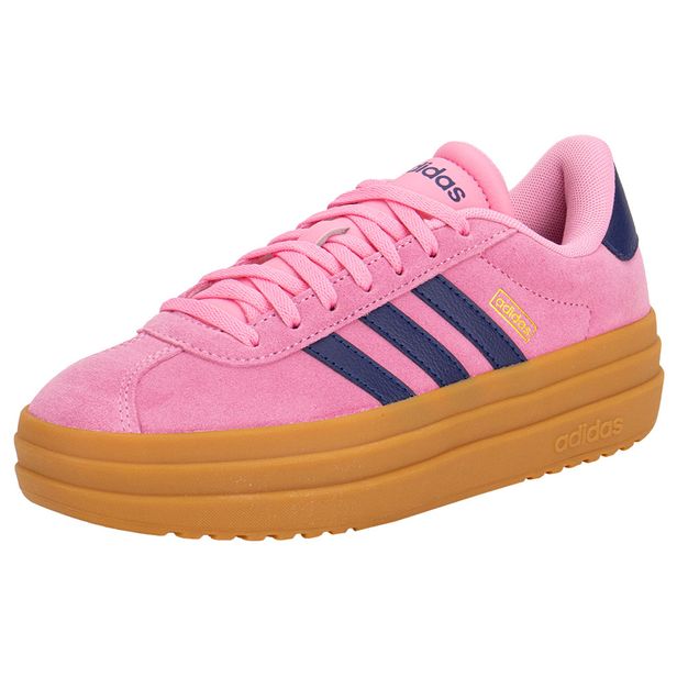 Tênis Feminino VL Court Bold Adidas IH9995 ROSA/AZUL 34