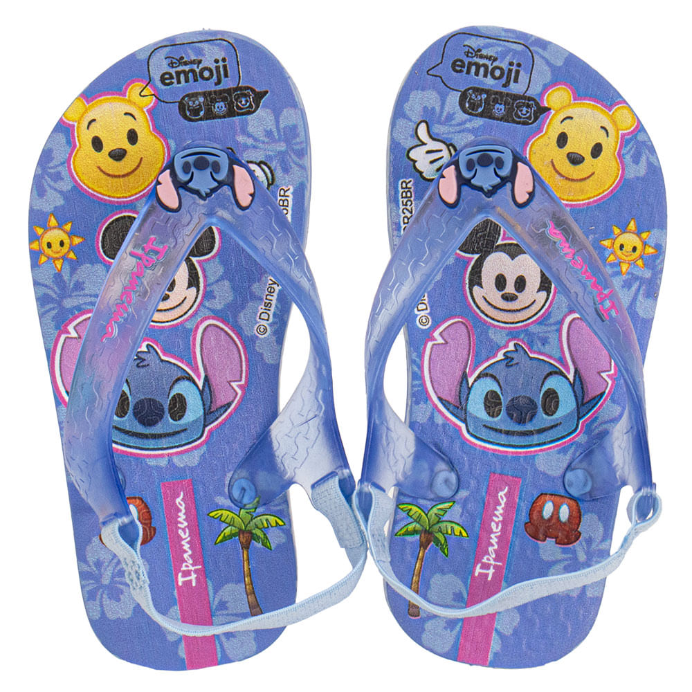 Chinelo Infantil Feminino Baby Disney Joy Ipanema 27323 AZUL
