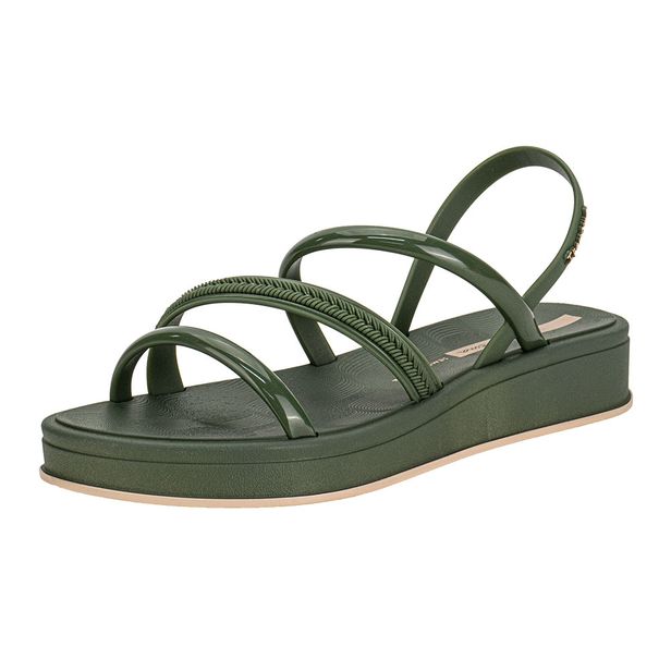 Sandália Feminina Flat Glow Up Ipanema 27418 VERDE 33/34