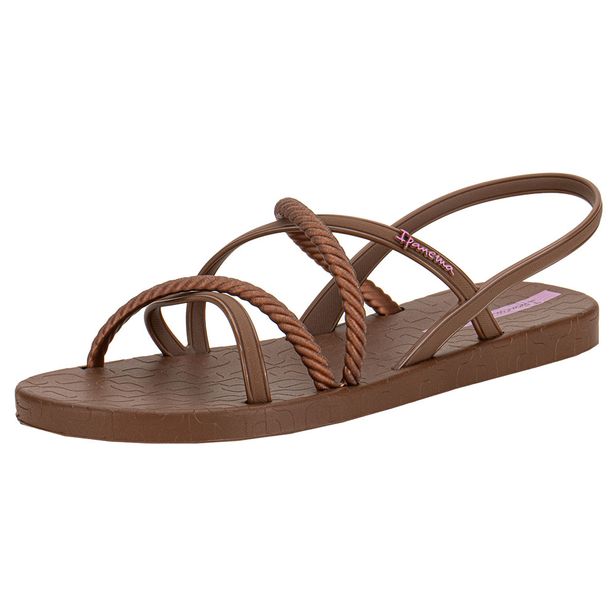 Sandália Feminina Flat Diversa Verão Ipanema 27375 CAFÉ 34