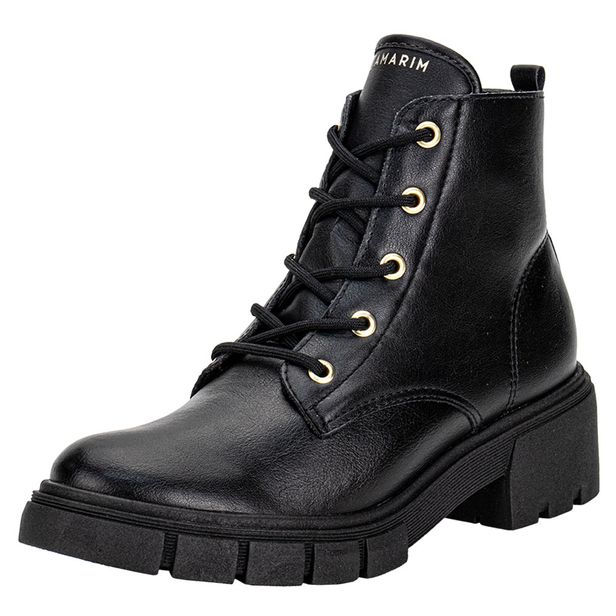 Bota Feminina Coturno Ramarim 2412101 PRETO 34