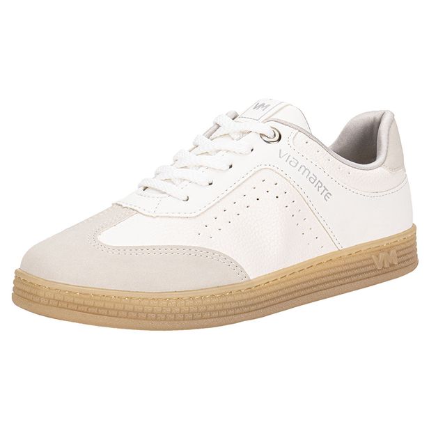 Tênis Feminino Casual Via Marte 277001 BRANCO/CINZA 34