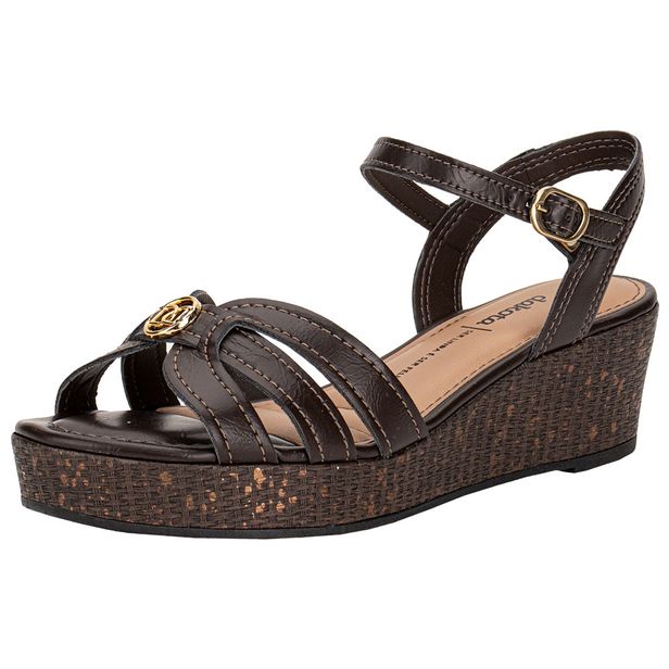 Sandália Feminina Anabela Dakota Y9811 CAFÉ 35