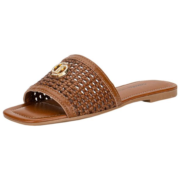 Tamanco Feminino Flat Dakota Y9933 CARAMELO 34