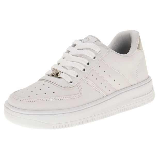 Tênis Feminino Kings Ollie- 501 BRANCO/CINZA 34