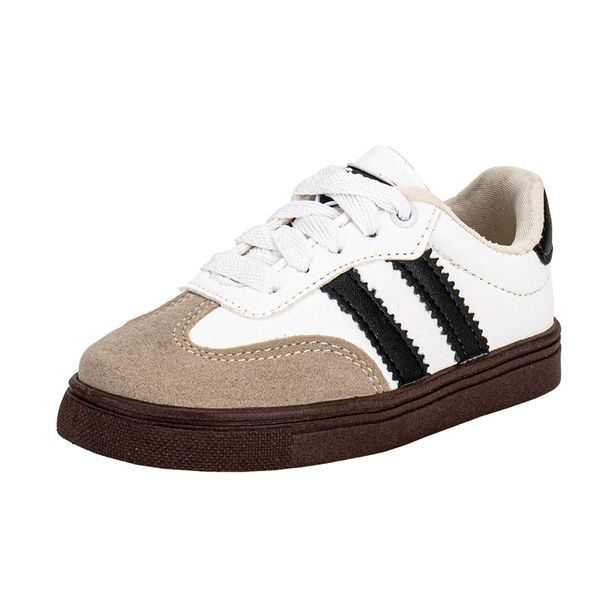 Tênis Infantil Masculino NilQi 2281 BRANCO/PRETO 22