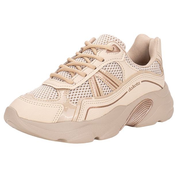 Tênis Feminino Chunky Dakota D0971 BEGE 35
