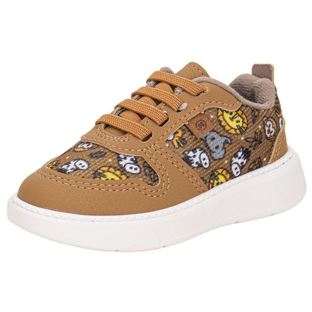 Tênis Infantil Masculino Baby Molekinho 2631115 CARAMELO 19