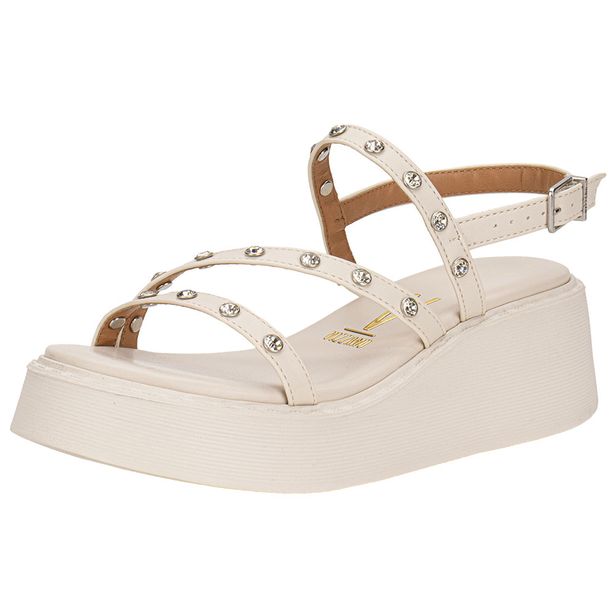 Sandália Feminina Anabela Vizzano 6525101 MARFIM 34