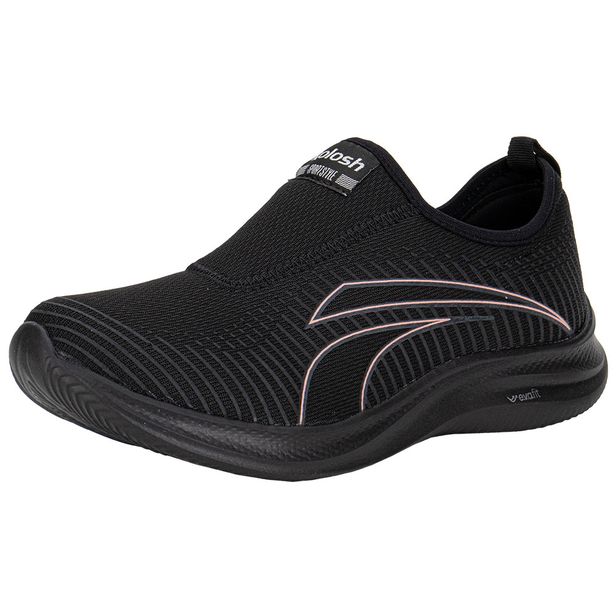 Tênis Feminino Sport Style Kolosh - K7036 PRETO/ROSA 01 34